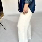 white linen pant