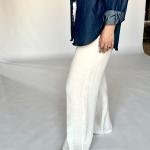 white linen pant