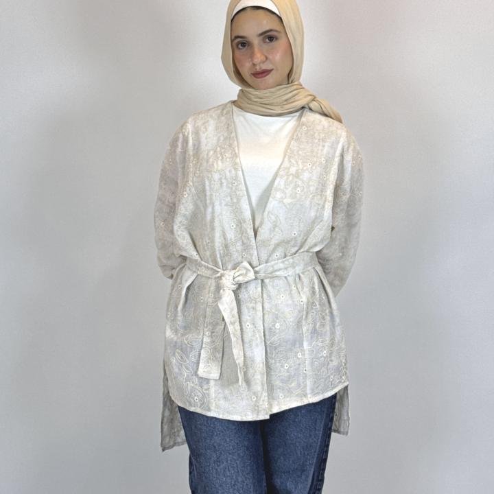 Ecru Bloom  Floral print
