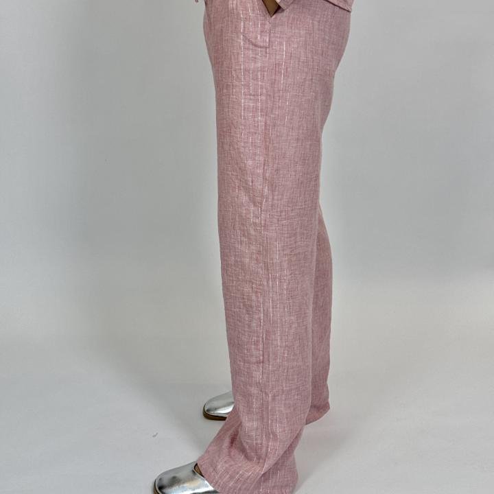 Pembe cloud linen set