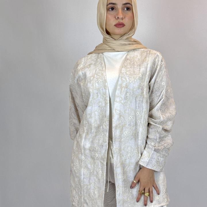 Ecru Bloom  Floral print