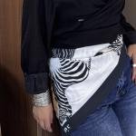 zebra scarf