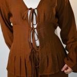wrap blouse