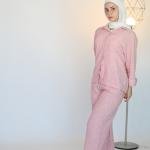 Pembe cloud linen set
