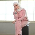 Pembe cloud linen set